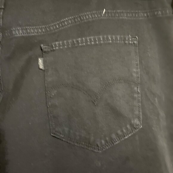 Levi's Women's NWOT Black Stretch 721 High Rise Skinny Jeans Plus Size 24W - Picture 8 of 10